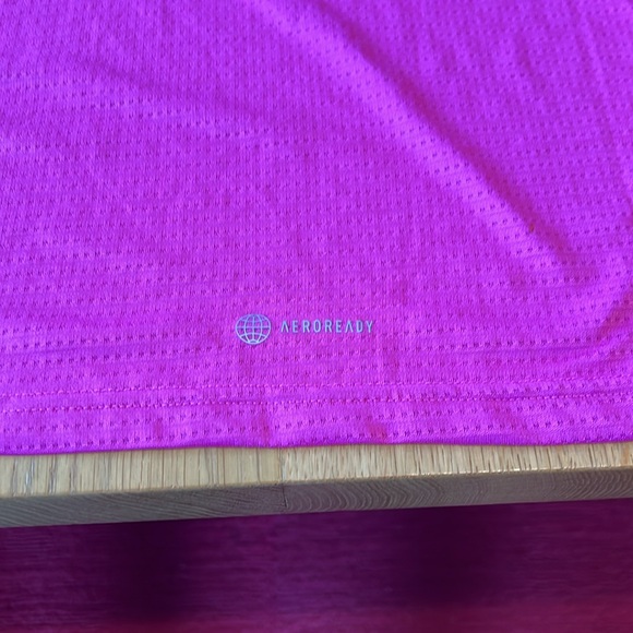 Adidas Own the Run Short Sleeve T-shirt - XL - Pink - Picture 8 of 8